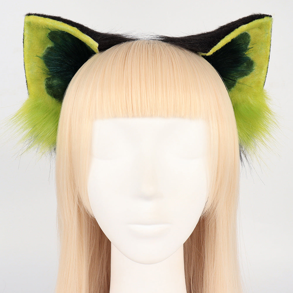Collaboration Agent Xiaohei Cos Cat Ear Headband Plush Convention Animal Ears Headband Accessory