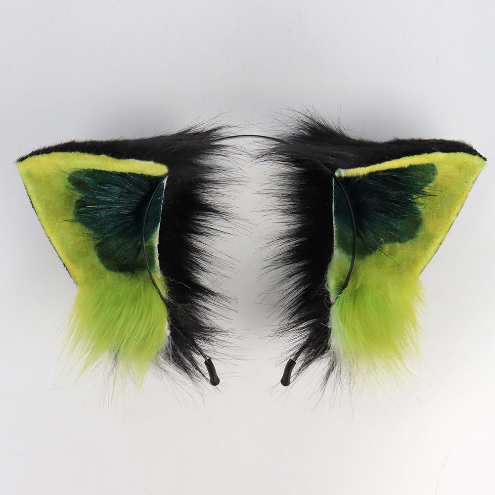 Collaboration Agent Xiaohei Cos Cat Ear Headband Plush Convention Animal Ears Headband Accessory